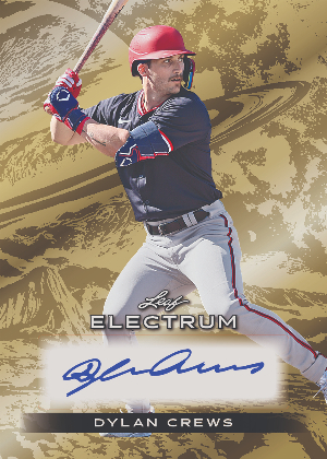 Base Auto Gold Dylan Crews MOCK UP