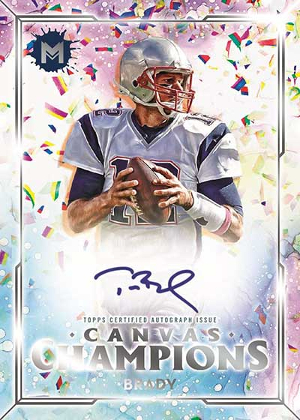 Canvas Champions Auto Tom Brady MOCK UP