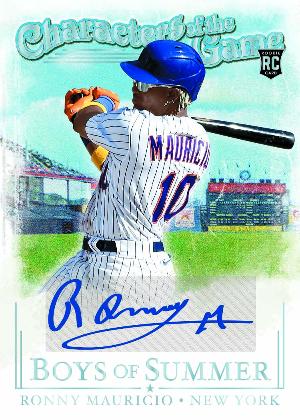 Characters of the Game Signatures Holo Silver Ronny Mauricio MOCK UP