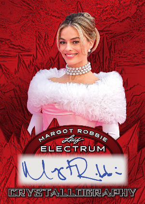 Crystallography Red Margot Robbie MOCK UP