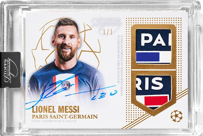 Dynasty Auto Dual Relics Lionel Messi MOCK UP