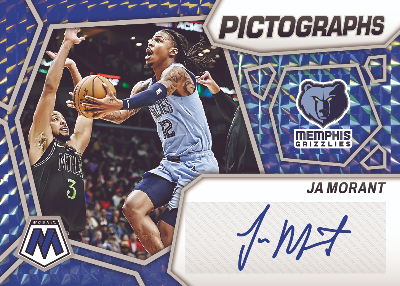 Pictographs Mosaic Blue Ja Morant MOCK UP