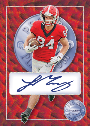 Pro Set Platinum Auto Ladd McConkey MOCK UP