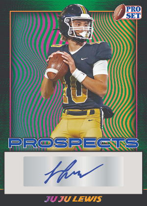 Pro Set Prospects Lenticular Auto Juju Lewis MOCK UP