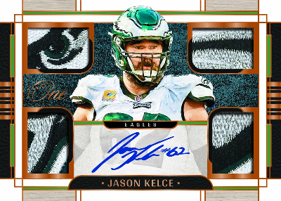 Quad Patch Auto Bronze Jason Kelce MOCK UP