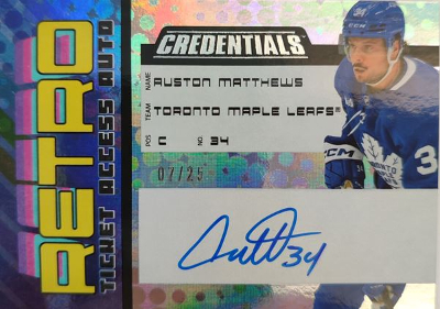 Retro Ticket Access Auto Auston Matthews