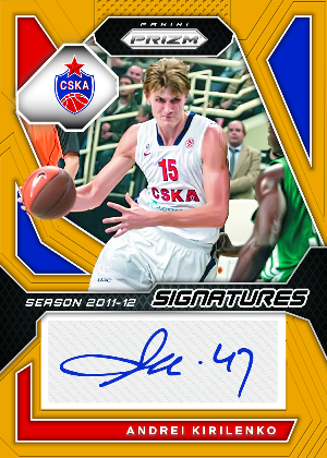 Signatures Prizm Gold Andrei Kirilenko MOCK UP