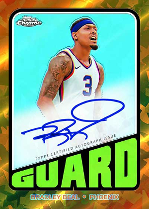 1972 Topps Auto Bradley Beal MOCK UP