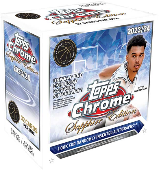 2023-24 Topps Chrome Sapphire Basketball