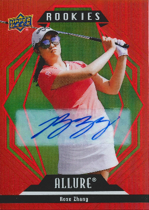 Allure Red Rainbow Rookie Auto Rose Zhang