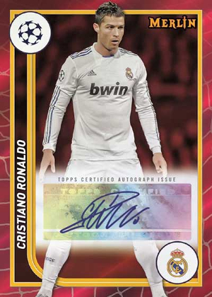 Base Auto Red Cristiano Ronaldo MOCK UP