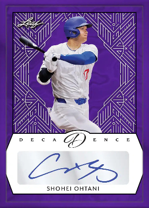 Base Marble Purple Shohei Ohtani MOCK UP