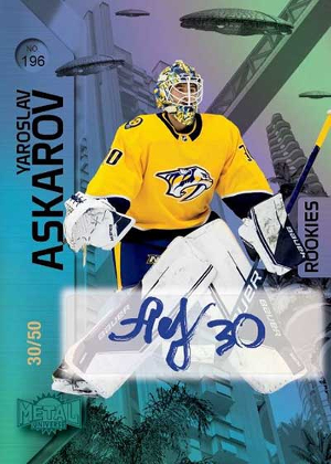 Base Rookie Auto Blue Yaroslav Askarov MOCK UP