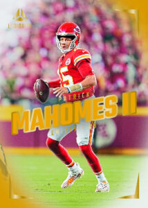 Base Vertical Gold Patrick Mahomes II MOCK UP