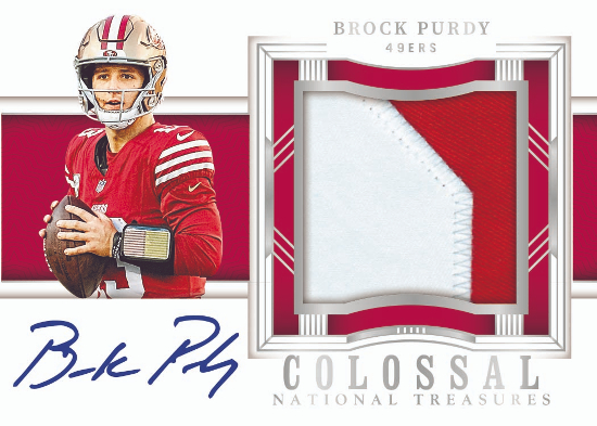 Colossal Signatures Holo Silver Brock Purdy MOCK UP