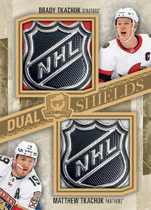 Dual Shields Brady Tkachuk, Matthew Tkachuk MOCK UP