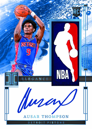 Elegance Rookie Jersey Auto Logoman Ausar Thompson MOCK UP