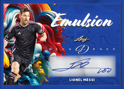 Emulsion Marble Blue Lionel Messi MOCK UP