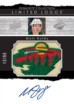 Exquisite Collection 2003-04 Limited Logos Matt Boldy MOCK UP