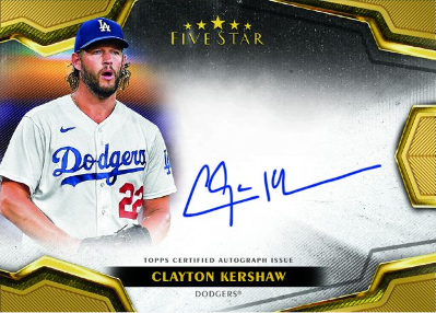 Five Star Signatures Clayton Kershaw MOCK UP