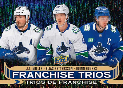 Franchise Trios JT Miller, Elias Pettersson, Quinn Hughes MOCK UP