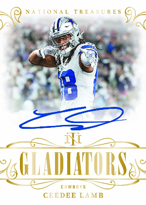 Gladiators Holo Gold Signatures CeeDee Lamb MOCK UP