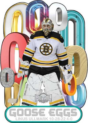 Goose Eggs Linus Ullmark MOCK UP