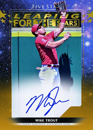 Leaping For The Stars Mike Trout MOCK UP