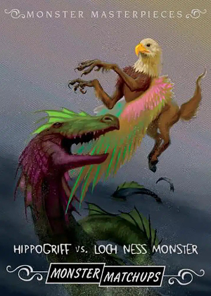 Monster Matchups Hippogriff vs Loch Ness Monster MOCK UP