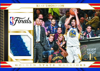 NBA Finals Memorabilia Klay Thompson MOCK UP