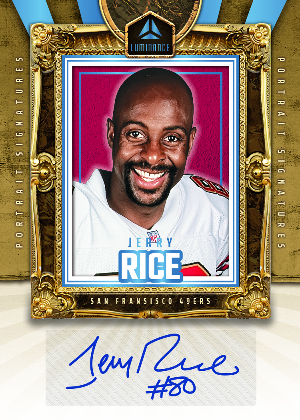 Portrait Signatures Jerry Rice MOCK UP