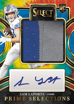 Prime Selections Prizm Signatures Sam Laporta MOCK UP