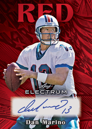 Red, White, and Blue Auto Front Dan Marino MOCK UP