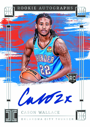 Rookie Autographs Silver Cason Wallace MOCK UP