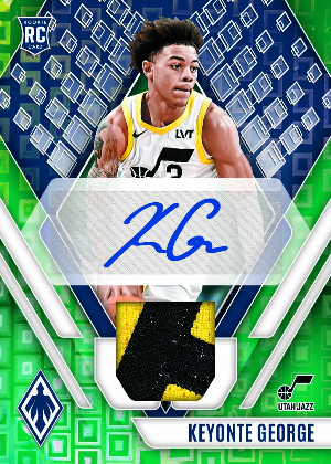 Rookie Jersey Auto Green Keyonte George MOCK UP