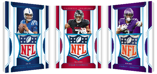 Rookie Triple Booklet Shields Anthony Richardson, Bijan Robinson, Jordan Addison MOCK UP