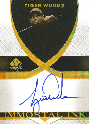 SP Authentic Immortal Ink Tiger Woods