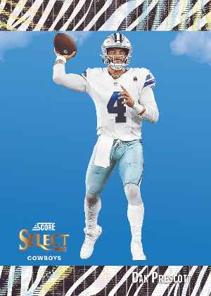 Score Select Throwback Dak Prescott MOCK UP