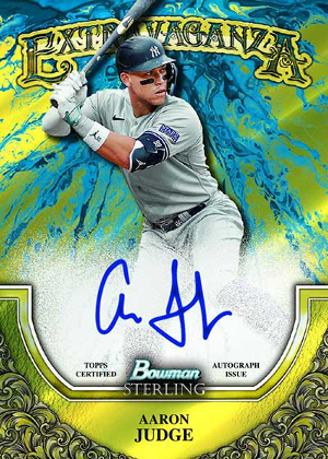 Sterling Extravaganza Auto Aaron Judge MOCK UP