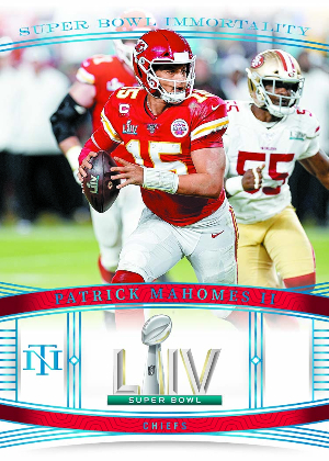 Super Bowl Immortality Patrick Mahomes II MOCK UP