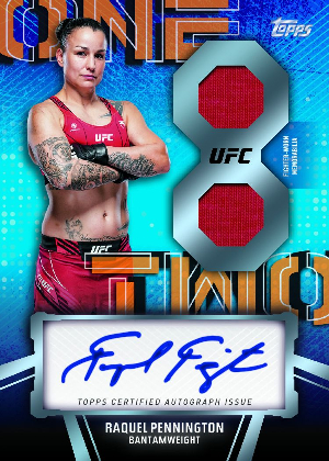 1-2 Combo Auto Relics Raquel Pennington MOCK UP