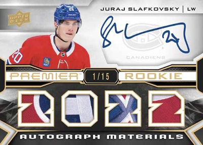 2022 Premier Rookie Auto Patch Juraj Slafkovsky MOCK UP