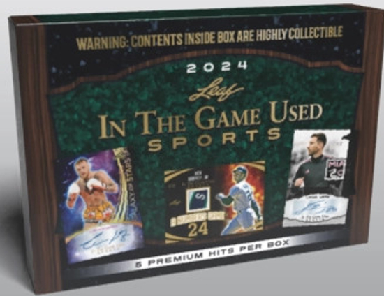 2024 Leaf In The Game Used Sports