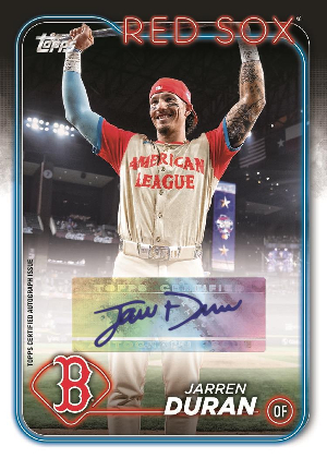 2024 MLB All-Star Game Autographs Jarren Duran MOCK UP