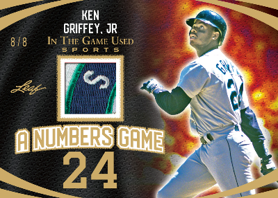 A Numbers Game Ken Griffey Jr MOCK UP