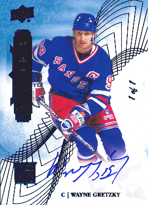 Base Platinum Auto Legends Wayne Gretzky