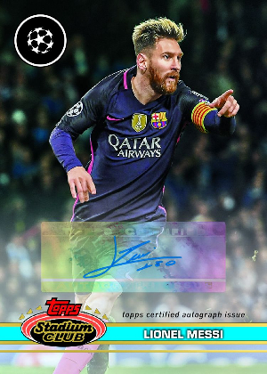 Chrome Auto Lionel Messi MOCK UP