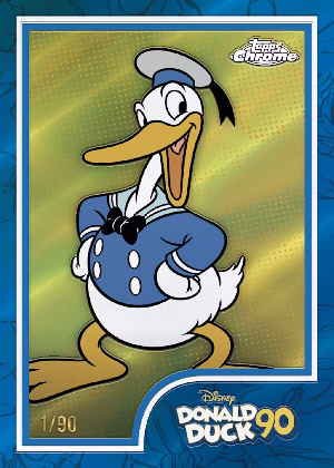 Donald Duck 90th Anniversary Blue, White, and Yellow MOCK UP