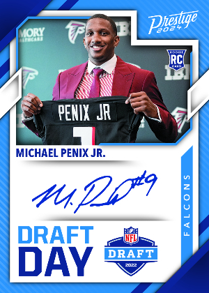 Draft Day Signatures Michael Penix Jr MOCK UP