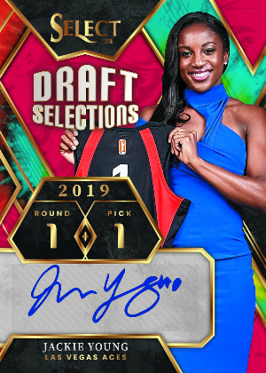 Draft Selections Auto Jackie Young MOCK UP